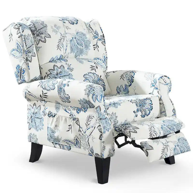 Fauteuil inclinable à dossier inclinable rembourré en polyester HOMYKA