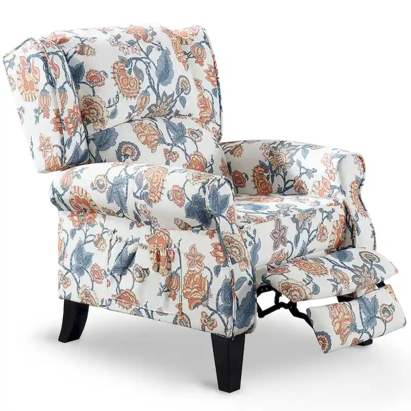 Fauteuil inclinable à dossier inclinable rembourré en polyester HOMYKA