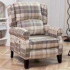 Fauteuil inclinable à dossier inclinable rembourré en polyester HOMYKA