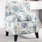 Fauteuil inclinable à dossier inclinable rembourré en polyester HOMYKA