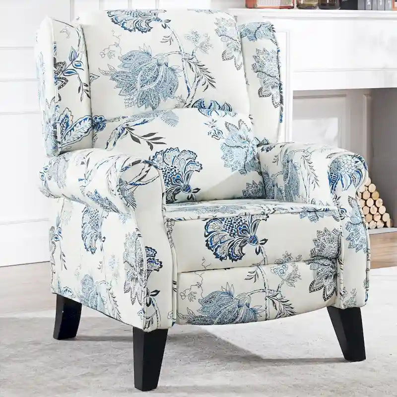 Fauteuil inclinable à dossier inclinable rembourré en polyester HOMYKA