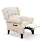 Fauteuil inclinable à dossier inclinable rembourré en polyester HOMYKA