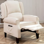 Fauteuil inclinable à dossier inclinable rembourré en polyester HOMYKA
