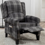 Fauteuil inclinable à dossier inclinable rembourré en polyester HOMYKA