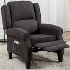 Fauteuil inclinable à dossier inclinable rembourré en polyester HOMYKA