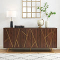Buffets et vaisseliers en bois de 63 pouces de large - Armoire de rangement