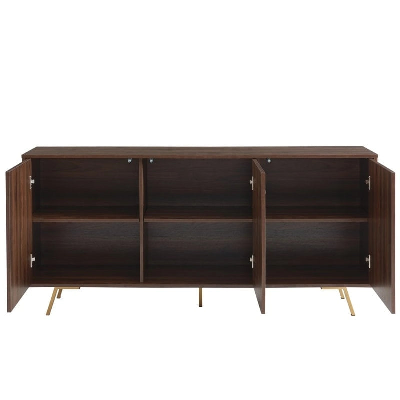 Buffets et vaisseliers en bois de 63 pouces de large - Armoire de rangement