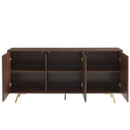 Buffets et vaisseliers en bois de 63 pouces de large - Armoire de rangement