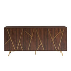 Buffets et vaisseliers en bois de 63 pouces de large - Armoire de rangement