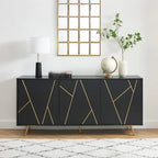 Buffets et vaisseliers en bois de 63 pouces de large - Armoire de rangement
