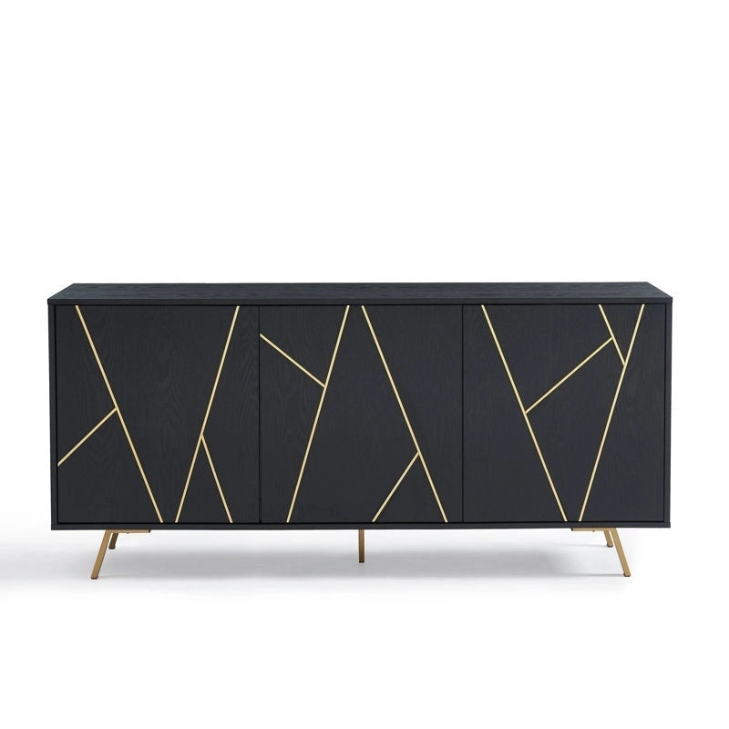 Buffets et vaisseliers en bois de 63 pouces de large - Armoire de rangement