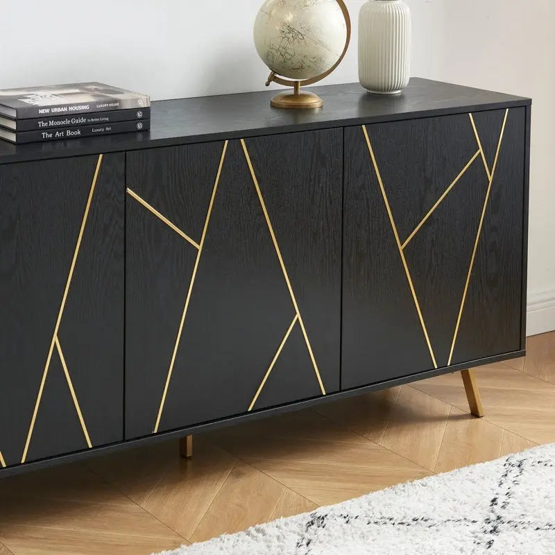 Buffets et vaisseliers en bois de 63 pouces de large - Armoire de rangement