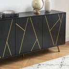 Buffets et vaisseliers en bois de 63 pouces de large - Armoire de rangement