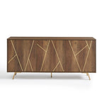 Buffets et vaisseliers en bois de 63 pouces de large - Armoire de rangement