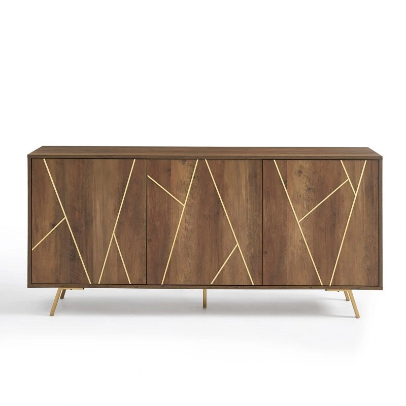 Buffets et vaisseliers en bois de 63 pouces de large - Armoire de rangement