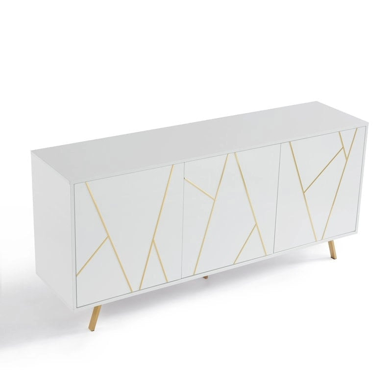 Buffets et vaisseliers en bois de 63 pouces de large - Armoire de rangement