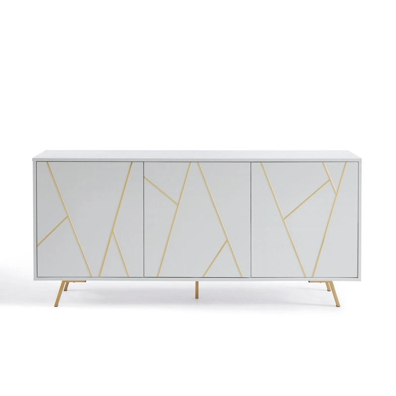 Buffets et vaisseliers en bois de 63 pouces de large - Armoire de rangement