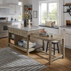 Îlot de cuisine extensible Tali effet recyclé par iNSPIRE Q Classic