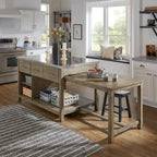 Îlot de cuisine extensible Tali effet recyclé par iNSPIRE Q Classic
