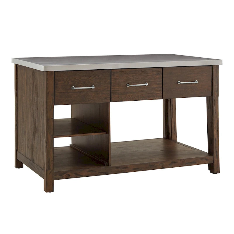 Îlot de cuisine extensible Tali effet recyclé par iNSPIRE Q Classic