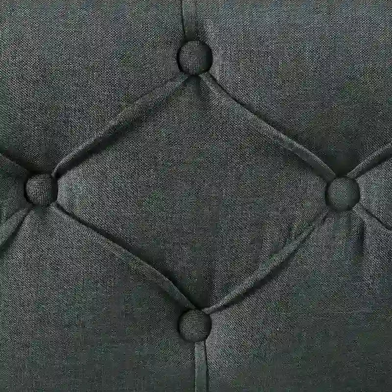 Lit de jour contemporain Exodel double capitonné avec lit gigogne par Furniture of America