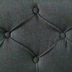 Lit de jour contemporain Exodel double capitonné avec lit gigogne par Furniture of America