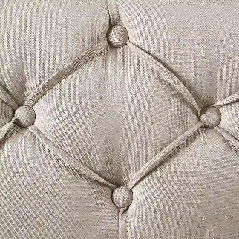 Lit de jour contemporain Exodel double capitonné avec lit gigogne par Furniture of America