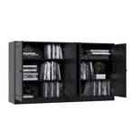 Buffet 100 % bois massif avec portes en verre ou en bois massif de Palace Imports - 64 x 35,75