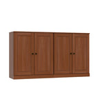 Buffet 100 % bois massif avec portes en verre ou en bois massif de Palace Imports - 64 x 35,75