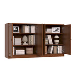 Buffet 100 % bois massif avec portes en verre ou en bois massif de Palace Imports - 64 x 35,75