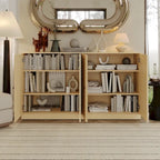 Buffet 100 % bois massif avec portes en verre ou en bois massif de Palace Imports - 64 x 35,75