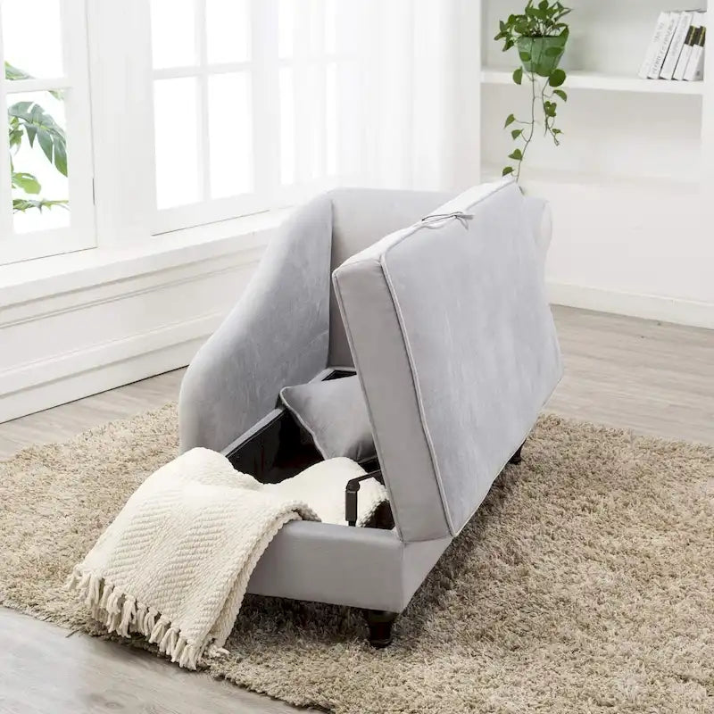 Chaise longue d'intérieur, canapé inclinable rembourré pour salon et chambre à coucher