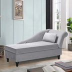 Chaise longue d'intérieur, canapé inclinable rembourré pour salon et chambre à coucher