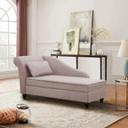 Chaise longue d'intérieur, canapé inclinable rembourré pour salon et chambre à coucher