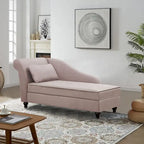 Chaise longue d'intérieur, canapé inclinable rembourré pour salon et chambre à coucher