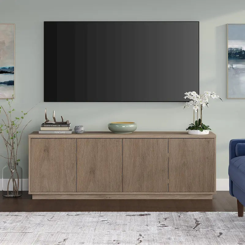 Meuble TV rectangulaire Hanson pour téléviseurs jusqu'à 75 pouces