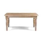 Table de salle à manger en bois massif Grain Wood Furniture Valerie de 63 pouces