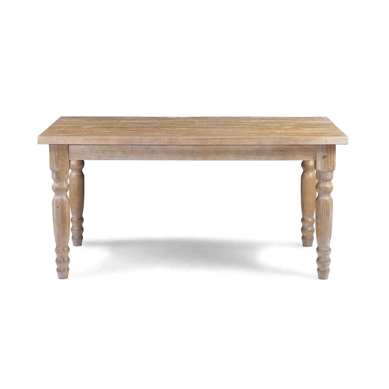 Table de salle à manger en bois massif Grain Wood Furniture Valerie de 63 pouces