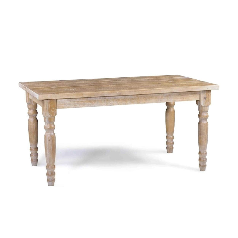 Table de salle à manger en bois massif Grain Wood Furniture Valerie de 63 pouces