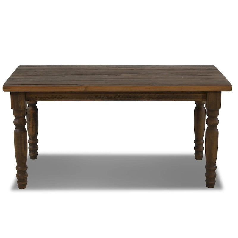Table de salle à manger en bois massif Grain Wood Furniture Valerie de 63 pouces