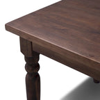 Table de salle à manger en bois massif Grain Wood Furniture Valerie de 63 pouces