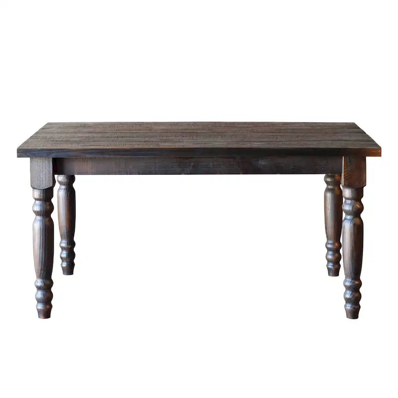 Table de salle à manger en bois massif Grain Wood Furniture Valerie de 63 pouces