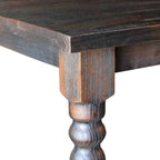 Table de salle à manger en bois massif Grain Wood Furniture Valerie de 63 pouces