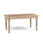 Table de salle à manger en bois massif Grain Wood Furniture Valerie de 63 pouces
