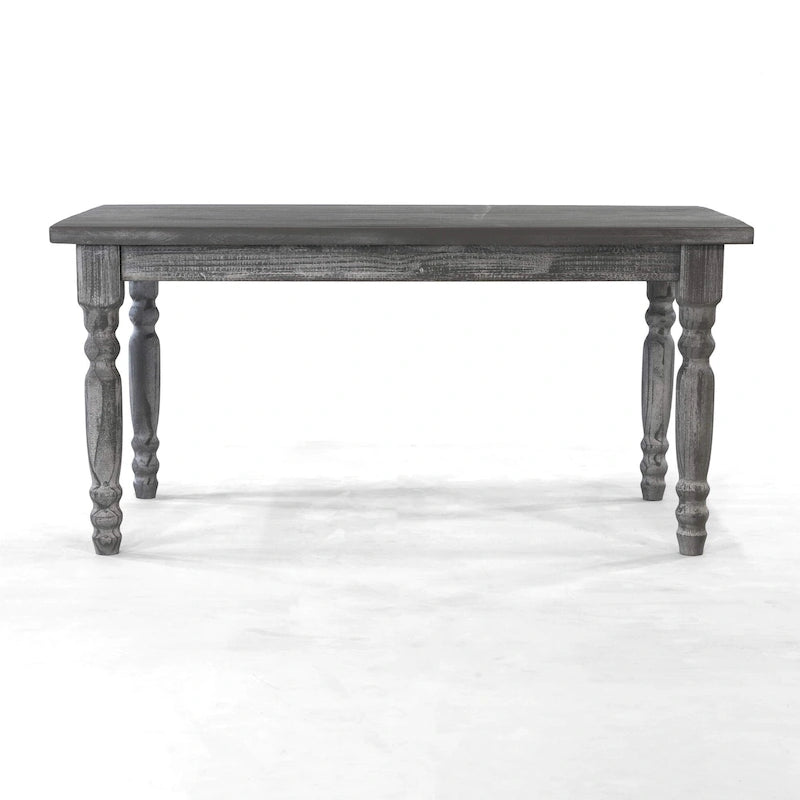 Table de salle à manger en bois massif Grain Wood Furniture Valerie de 63 pouces