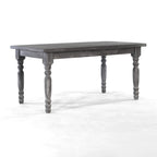 Table de salle à manger en bois massif Grain Wood Furniture Valerie de 63 pouces