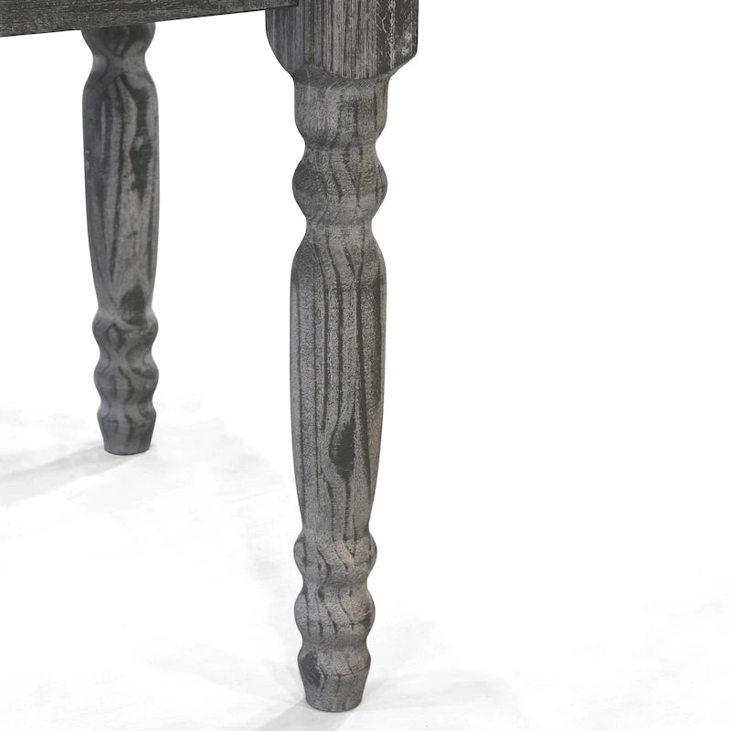 Table de salle à manger en bois massif Grain Wood Furniture Valerie de 63 pouces
