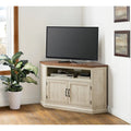 Meuble TV d'angle rustique en bois massif de 50 pouces The Gray Barn Danebury