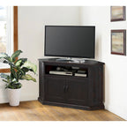Meuble TV d'angle rustique en bois massif de 50 pouces The Gray Barn Danebury