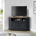 Meuble TV d'angle rustique en bois massif de 50 pouces The Gray Barn Danebury